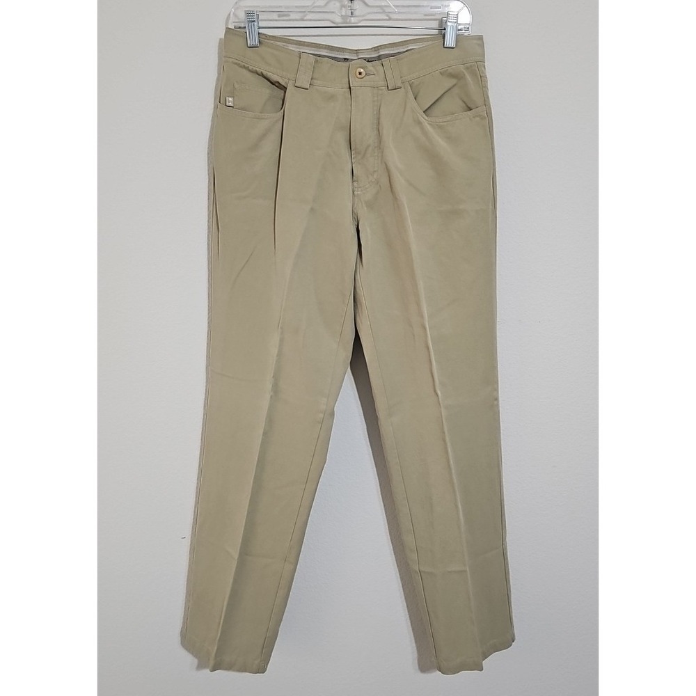 Tommy Bahama Pants‎ Mens 32 Beige Khaki Tan Chino Straight Work Career Trouser